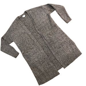 Old Navy Long Cardigan, pockets, gray, size L